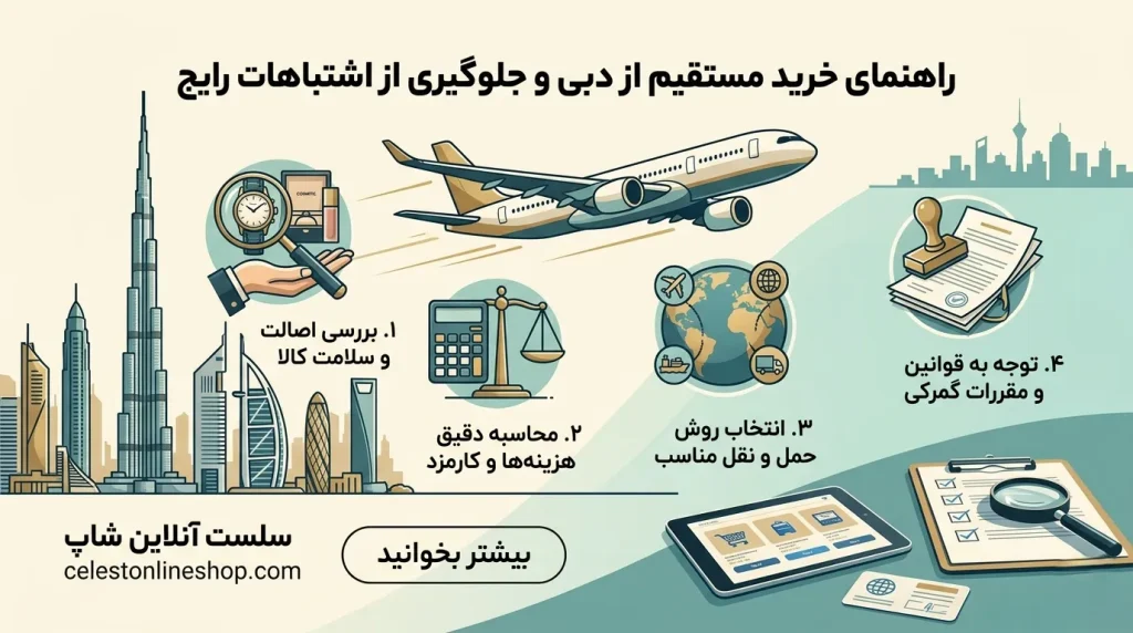 راهنمای کامل خرید مستقیم از دبی