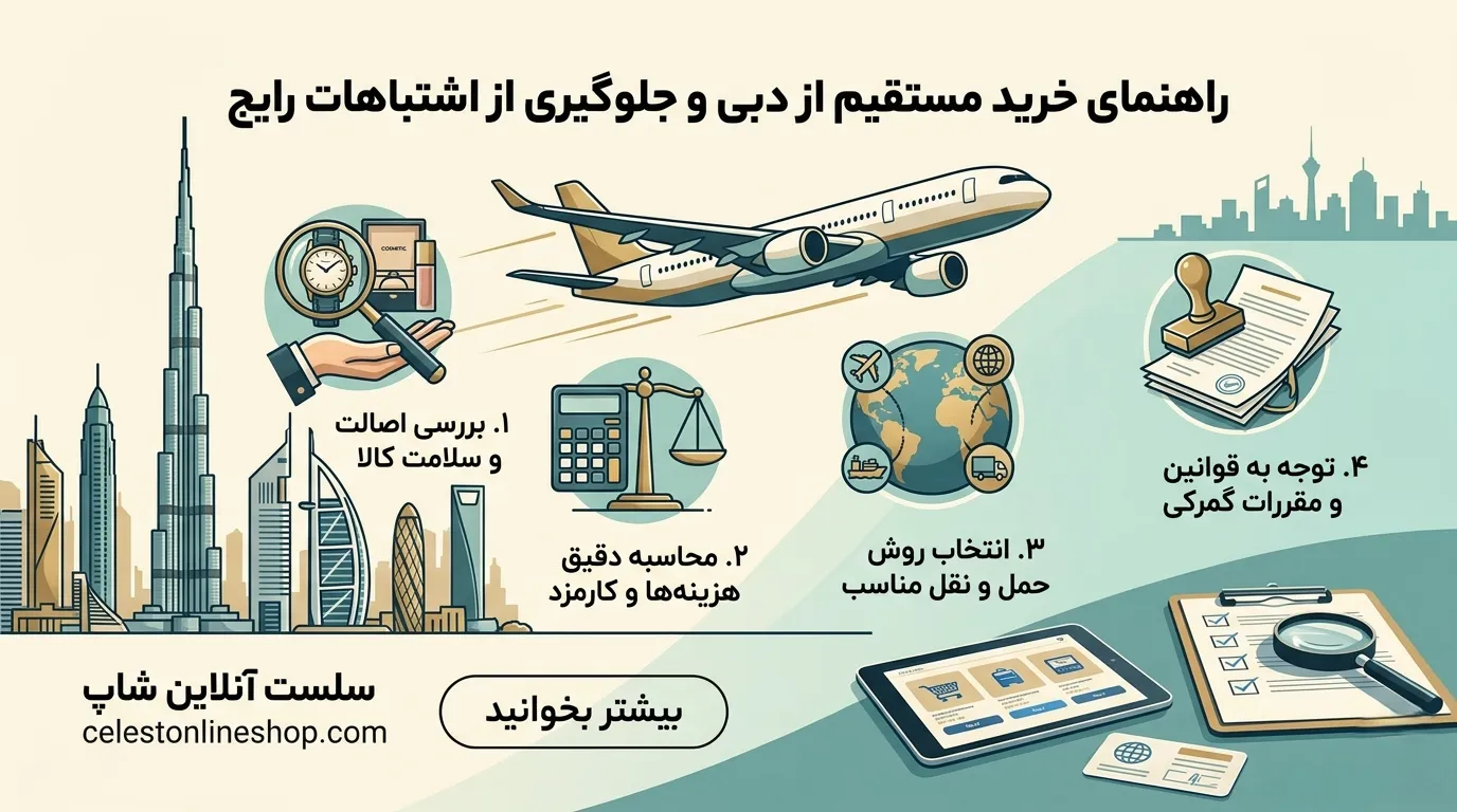 راهنمای کامل خرید مستقیم از دبی