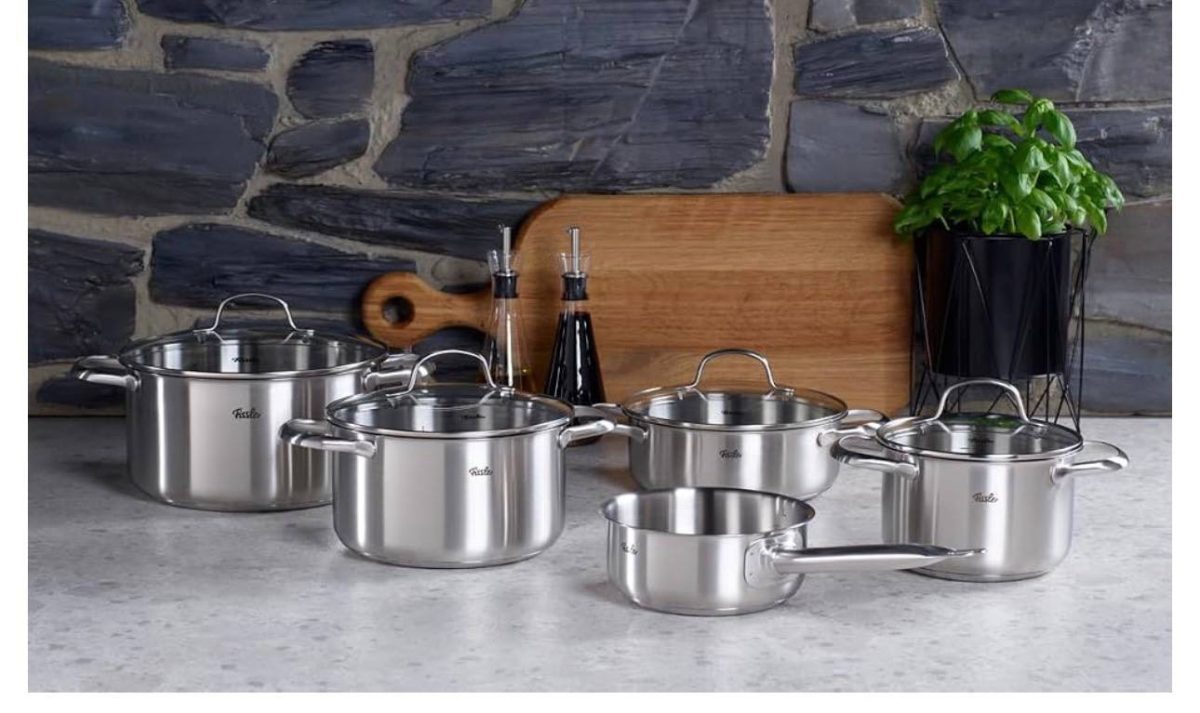 Fissler San Francisco 5 Piece Stainless Steel Saucepan Set with Glass Lid - تصویر 2