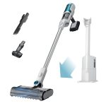 جارو شارژی بی‌سیم شارک Clean & Empty با فیلتر HEPA، سبک و قابل‌حمل