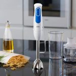 گوشت‌کوب برقی چندکاره براون MultiQuick 3 مدل MQ 3035 Sauce توان ۷۰۰ وات، سفید
