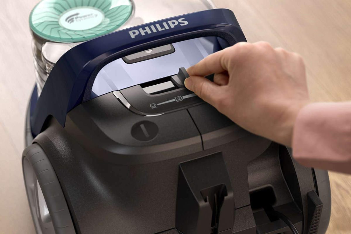 جاروبرقی بدون کیسه فیلیپس سری ۵۰۰۰ مدل FC9570/62 با توان ۲۰۰۰ وات، آبی - تصویر 6