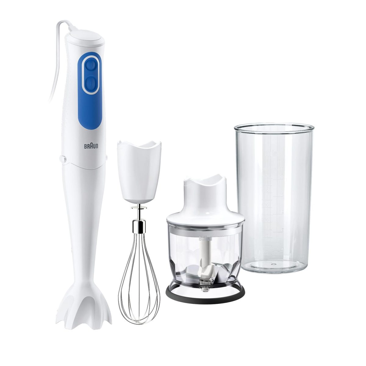 گوشت‌کوب برقی چندکاره براون MultiQuick 3 مدل MQ 3035 Sauce توان ۷۰۰ وات، سفید - تصویر 4